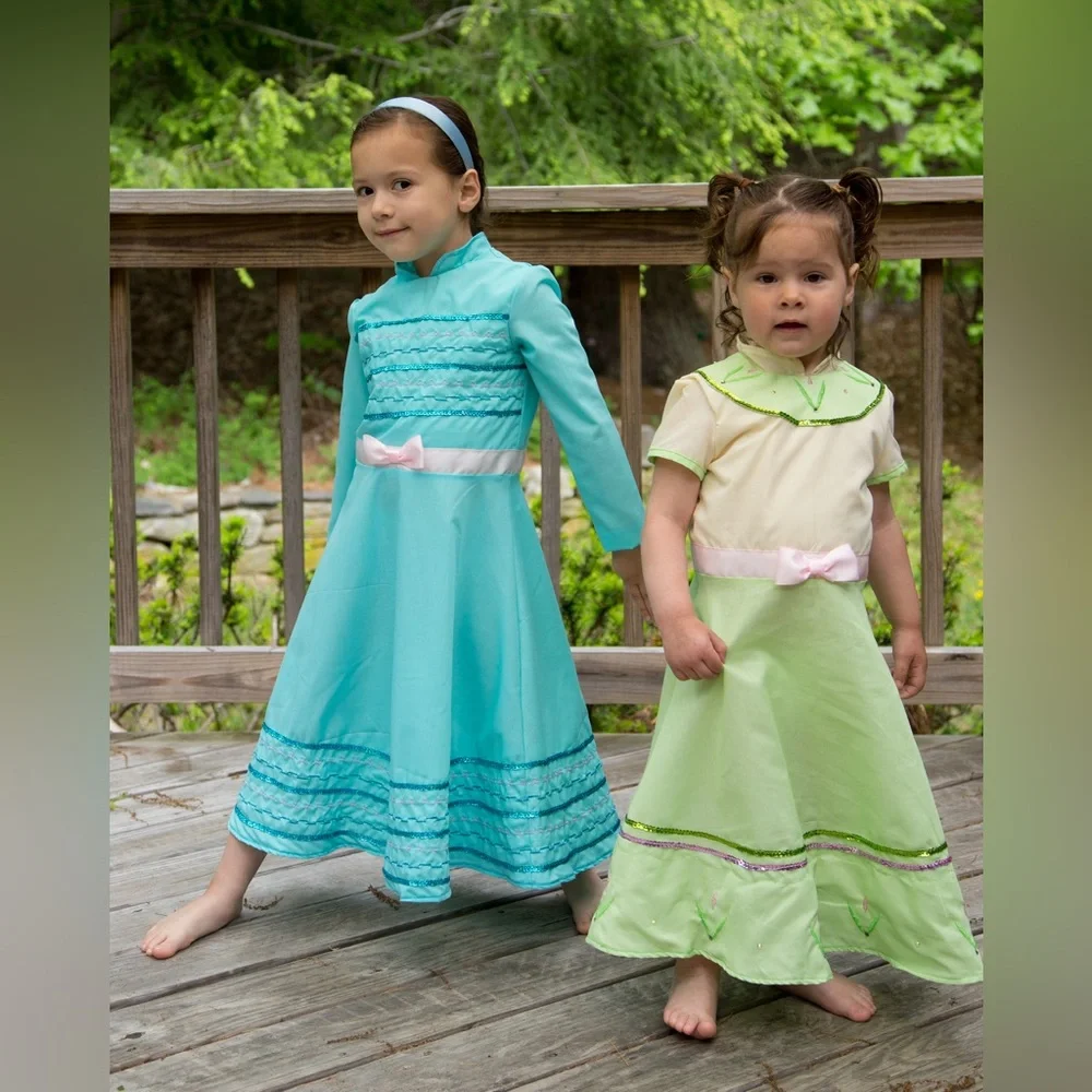 green emerald velvet dress Forest Queen Green  Little Gems
